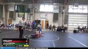 60 lbs Round 1 (8 Team) - Rylan Sandoval, PA Alliance Blue vs Knox Stamp, All American