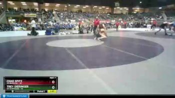 182 lbs Finals (8 Team) - Trey Dieringer, 5A Scappoose vs Chad Spitz, 5A Redmond