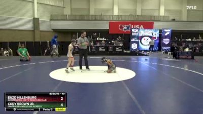 56 lbs 1st Place Match - Ronan Niemer, Contenders Wrestling Academy vs Emory White, MarcAurele Wrestling Club