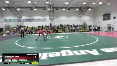 184 lbs Quarterfinal - Rafael Roman-Amador, Bakersfield College vs Farzad Hashimi, Unattached