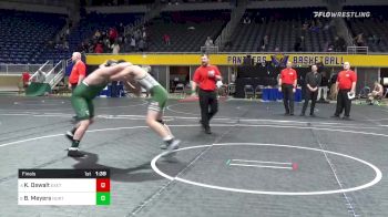 200 lbs Final - Kevin Oswalt, Exeter vs Brady Meyers, North Star