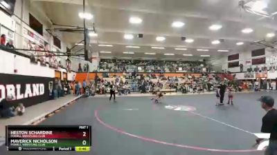 49 lbs Cons. Round 2 - Maverick Nicholson, Powell Wrestling Club vs Heston Schardine, Powell Wrestling Club