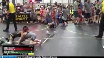 49 lbs Round 1 (6 Team) - Tom Toledo, American Gladiators-Blue vs Joey Graham, Indiana Outlaws