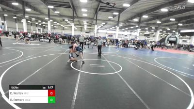 120 lbs Round Of 16 - Christian Worley, Arizona Cross Training WC vs Richard Romero, Tucson Pride WC