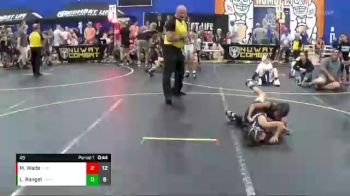 46 lbs Round 5 (6 Team) - Legend Rangel, Untouchables White vs Mason Wade, The Funky Singlets Teal