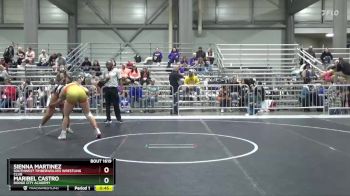 170 lbs Cons. Round 2 - Sienna Martinez, Southwest Timberwolves Wrestling Club vs Maribel Castro, Dodge City Academy