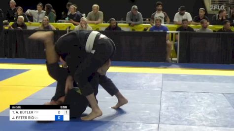 TIMOTHY A. BUTLER vs JOSHUA PETER RIO 2024 Pan Jiu Jitsu IBJJF Championship