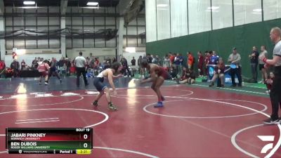 125 lbs Champ. Round 1 - Ben Dubois, Roger Williams University vs Jabari Pinkney, Norwich University