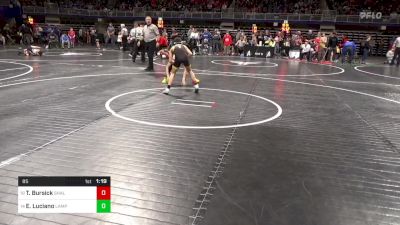 85 lbs Round Of 32 - Tommy Bursick, Shaler vs Elias Luciano, Lampeter-Strasburg