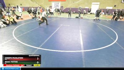 182 lbs Quarterfinal - Joseph Muhlstein, MN vs Noah Mathis, KS