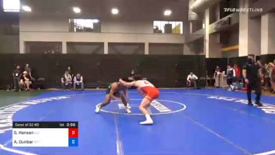 74 kg Consolation - Grant Hansen, Illinois vs Aurelius Dunbar, Nittany Lion Wrestling Club