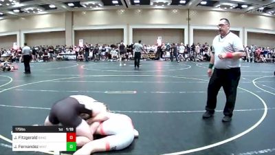 175 lbs Round Of 32 - Jimmy Fitzgerald, Rancho Buena Vista vs John Fernandez, Whitehouse WC