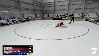 152 lbs Quarters & 1st Wb (16 Team) - Kade Rule, Wisconsin Red vs Callum Mccormack, Georgia RED