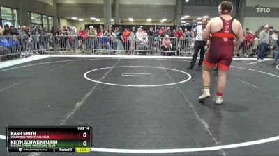 235 lbs Cons. Round 2 - Kash Smith, Columbus Wrestling Club vs Keith Schweinfurth, Falcon Empire Wrestling Club