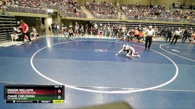 56 lbs Cons. Round 4 - Mason Williams, Bonneville Wrestling Club vs Chase Chelewski, Colorado Outlaws