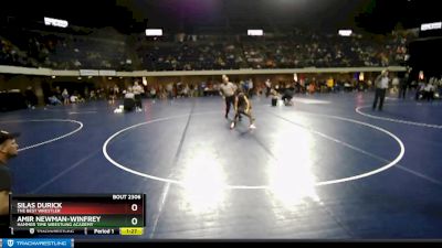 67 lbs Quarterfinal - Amir Newman-Winfrey, Hammer Time Wrestling Academy vs Silas Durick, The Best Wrestler