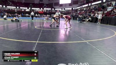 120 lbs Cons. Round 4 - Fisher Walgren, Centennial vs Ethan Schmidt, Mountain View