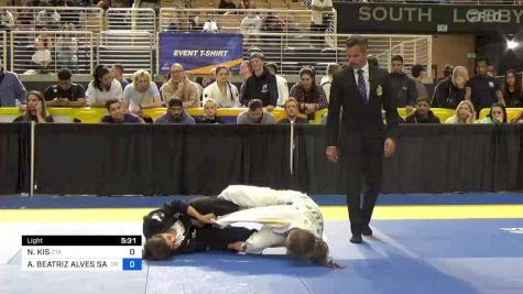 NIKOLETT KIS vs ANA BEATRIZ ALVES SANT'ANNA 2024 Pan Jiu Jitsu IBJJF Championship