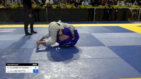 EMILY ELIZABETH FERNANDEZ vs JANINE LILLIAN MUTTON 2024 Pan Jiu Jitsu IBJJF Championship