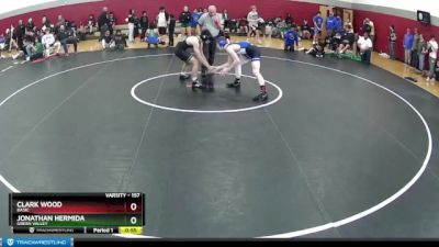 157 lbs Cons. Round 2 - Jonathan Hermida, Green Valley vs Clark Wood, Basic