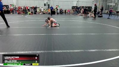 64 lbs Placement (4 Team) - Logan Bittner, Seagull WC vs Kellan Rose, Mat Warriors Maniacs