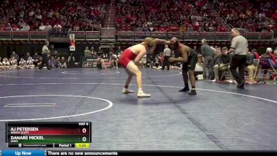 3A-195 lbs Quarterfinal - AJ Petersen, North Scott vs Danarii Mickel, Ames