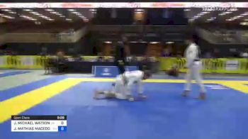 JAKE MICHAEL WATSON vs JOSE MATHIAS MACEDO DE LIRA LUNA 2021 Pan Jiu-Jitsu IBJJF Championship