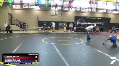 83 lbs Cons. Round 1 - Curran Meyer, Indee Mat Club vs Damien Yeoman, Sebolt Wrestling Academy