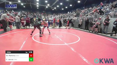 131 lbs Semifinal - Westin Perkins, Dark Cloud Wrestling Club vs Camden Jarvis, Tonkawa Takedown Club