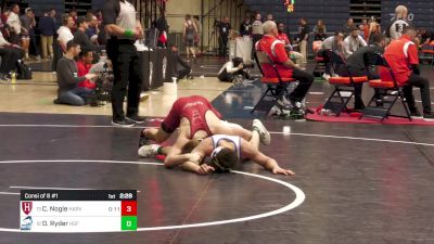 133 lbs Consi Of 8 #1 - Coleman Nogle, Harvard vs Dylan Ryder, Hofstra