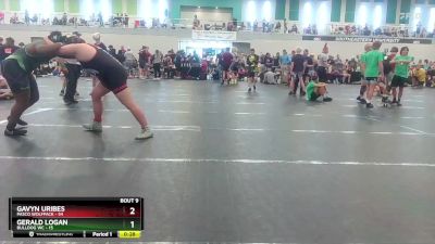 285 lbs Round 3 (6 Team) - Gavyn Uribes, Pasco Wolfpack vs Gerald Logan, Bulldog WC