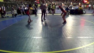 73 lbs Round Of 16 - Alexis Krantz, Pittston Area vs Guilianna Latshaw, Millersburg Area