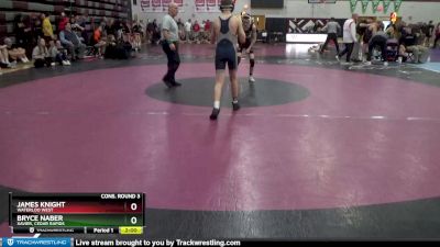 106 lbs Cons. Round 3 - James Knight, Waterloo West vs Bryce Naber, Xavier, Cedar Rapids