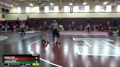 PW-7 lbs Round 5 - Logan Mihm, Denver Wrestling Club vs Gage Port, Lynx Wrestling Club