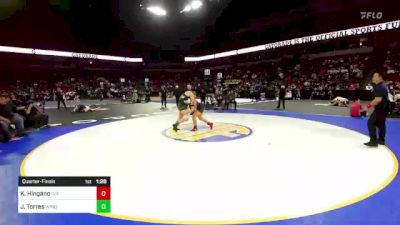 170 lbs Quarterfinal - Kathryn Hingano, Rio Linda vs Jolette Torres, Windsor