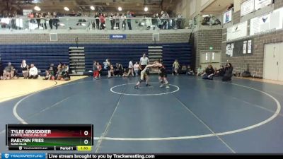 85/95 Round 2 - Tylee Grosdidier, Payette Wrestling Club vs Raelynn Fries, Kuna Klub