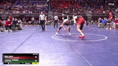 2A-175 lbs Champ. Round 1 - Dru Diaz, Assumption, Davenport vs Cohan Torres, North Polk