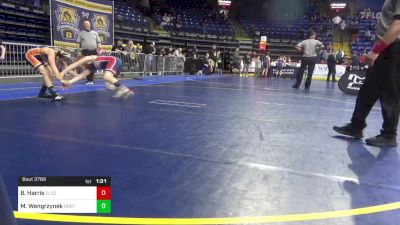 95 lbs Semifinal - Braiden Harris, Elco vs Michael Wengrzynek, NorthWest