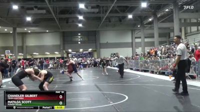 110 lbs Cons. Round 3 - Chandler Gilbert, Team Lightning vs Matilda Scott, Power House