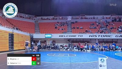 150 lbs Semifinal - Ethan Mojena, Lake Highland Prep vs Kalob Yabarra, Pomona