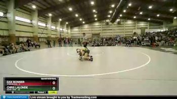 110 lbs Quarters & Wb (16 Team) - Dax Bonner, Utah Black vs Chris Lalonde, Bear Cave
