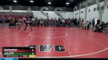 139 lbs Round 1 (8 Team) - Jake Huges, Beast Mode vs Colton Gipson, Indiana Outlaws