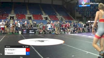 132 lbs Round Of 64 - Wyatt Turnquist, South Dakota vs Trae Vasquez, Montana