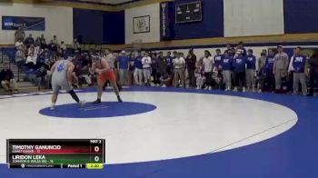 285 lbs Placement (16 Team) - Timothy Ganuncio, Coast Guard vs Liridon Leka, Johnson & Wales (RI)