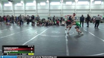 130 lbs Round 6 (8 Team) - Gunnar Gossett, Wrestling Mill vs Brennan Kicker, Medina