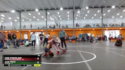 90 lbs Round 3 (3 Team) - Jake Strickland, Palmetto State Academy vs Alex Price, Eastside