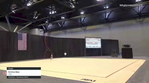 Emma Bao - Clubs, NSB - 2021 USA Gymnastics Championships