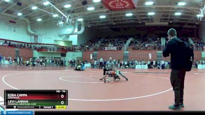 70 lbs Champ. Round 1 - Ezra Cappa, Edgewood vs Levi Lannan, Monrovia Wrestling Club