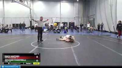 96 lbs Round 3 (6 Team) - Mack Santoro, Grit Mat Club Red vs Giovanni Magistrelli, LCWC