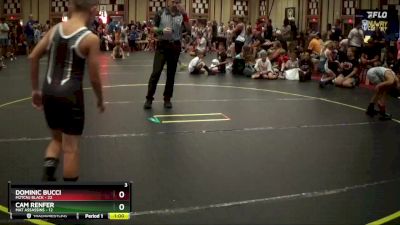 82 lbs Semis & 1st Wrestleback (8 Team) - Dominic Bucci, M2TCNJ Black vs Cam Renfer, Mat Assassins